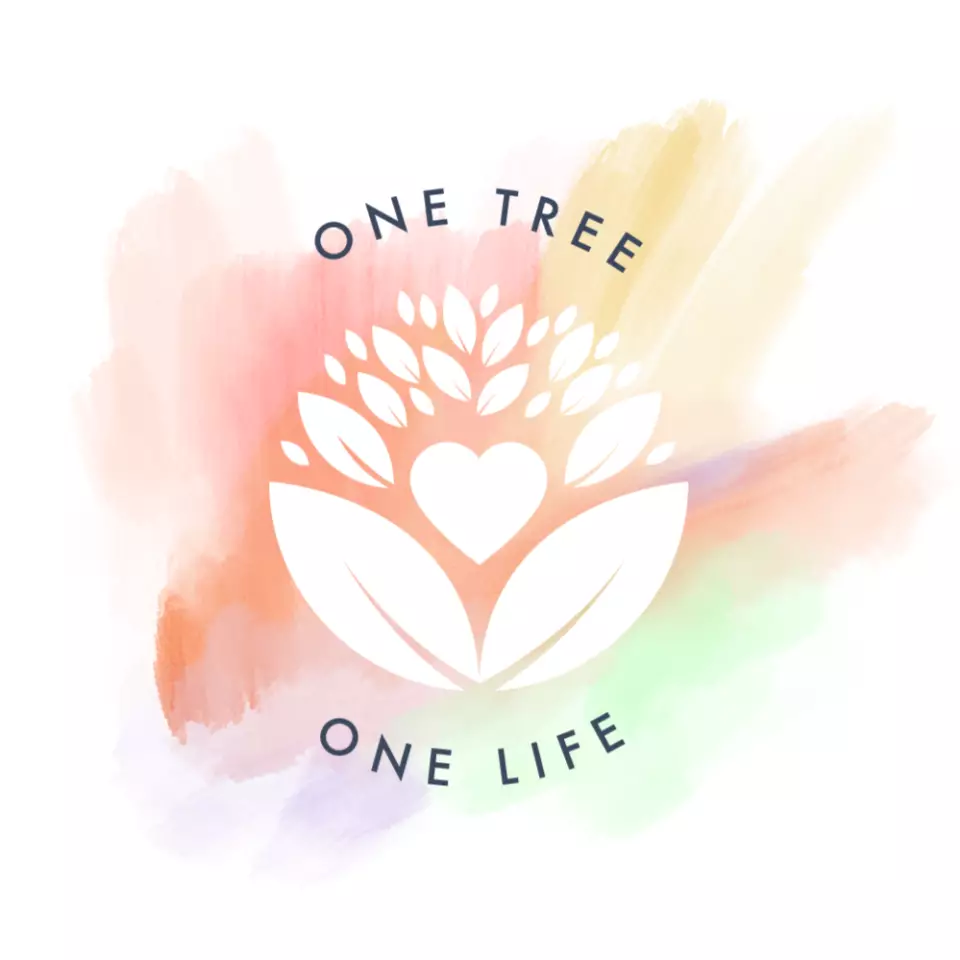 "Logo One Tree One Life" - Die Aufforstungskampagne von BOS Schweiz leistet einen wichtigen Beitrag zur Rettung des Regenwalds auf Borneo.